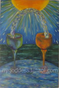 Two of Cups 18x12