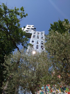 Niki de Saint Phalle's Tarot Garden - The Tower, photo by Sierra Nelson